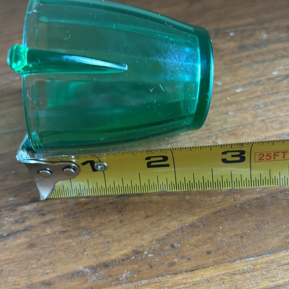 Vintage Arko Agate green depression uranium glass child’s tea set small pitcher - Picture 6 of 7